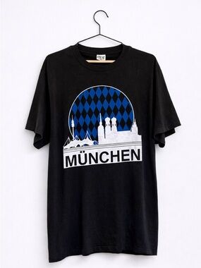 Vintage München Graphic Tee Single Stitch Made in Germany XL